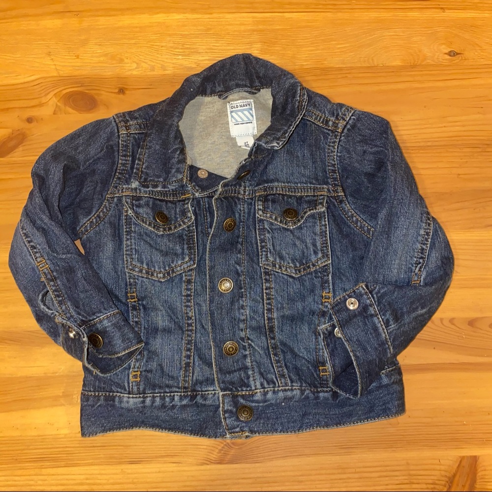 Old Navy lined denim jacket 3T
